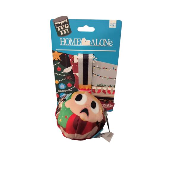 BARK Home Alone Kevin Chrismutts Ornament Tug Ball Dog‎ Toy Plush Squeak Crinkle - Picture 4 of 5